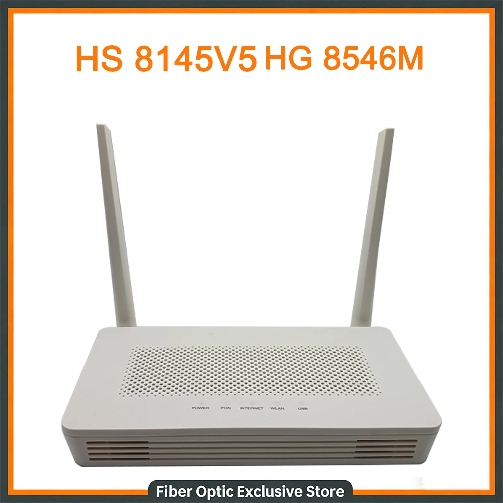 

HS8145V5 ONU XPON ONU/ONT Оптоволоконный беспроводной маршрутизатор-модем 4GE+2.4G&5.8G двухдиапазонный Wi-Fi, оборудование FTTH