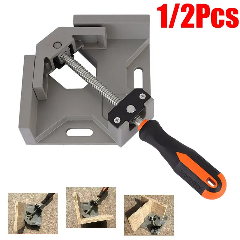 

1/2pcs 90 Degree Angle Corner Clip Clamps Right Angle Fixing Holder Woodworking Photo Frame Glass Clamp Hand Tool For Furniture