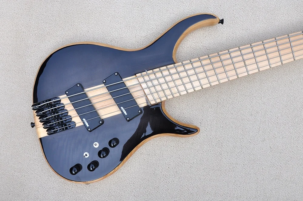 Flyoung Fanned Fret Bass Guitar 5 Strings Electric Bass Guitar Profectional Bass Guitar