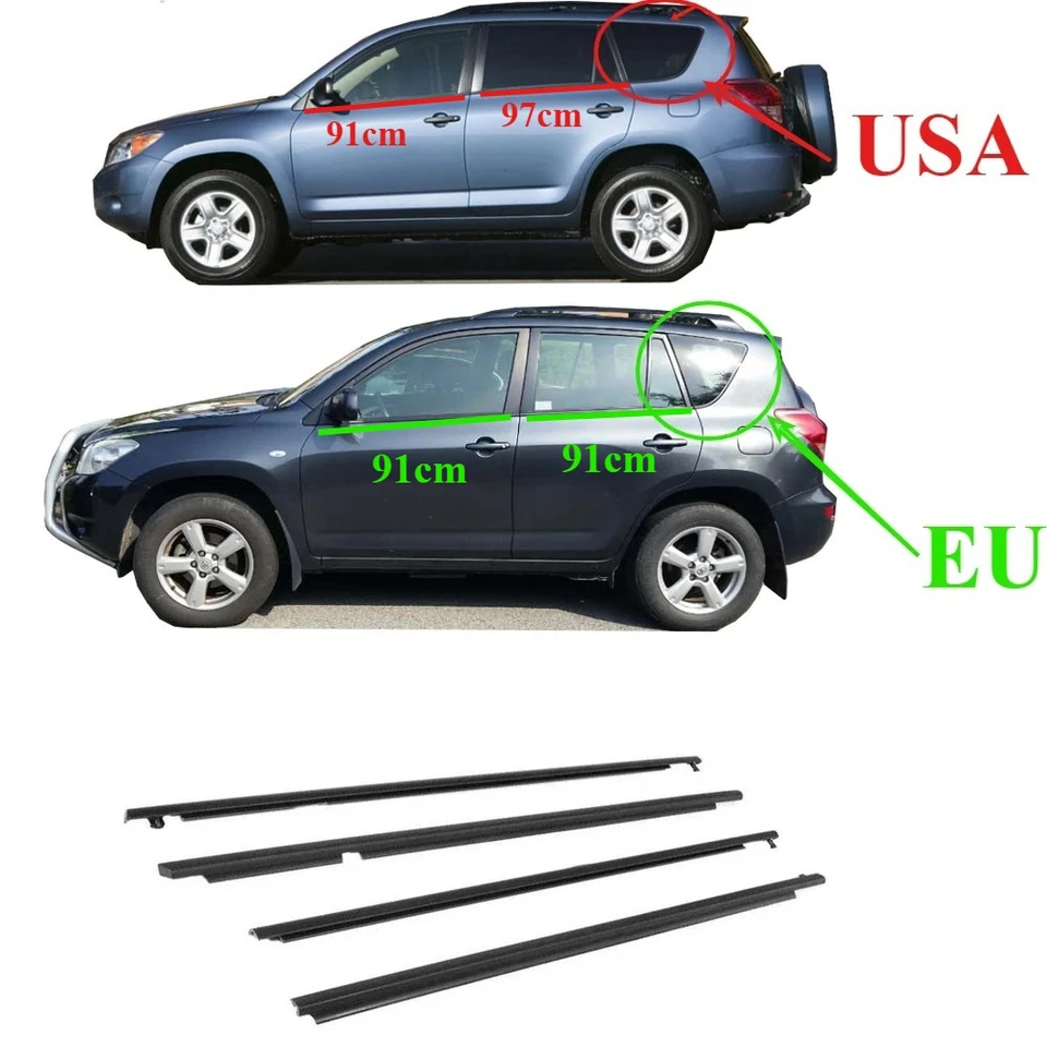 に適合する RAV4 2006-2008 75710-0R020 4個入り カーウィンドウ ウェザーストリップ モールディング 外側 Weather Strip Window Weatherstrip Seal 75740-0r020 75730-0r020 75720-0r020  75710-0r020 for RAV4 - Wholesale Auto Body Parts Moulding Trims, Window  Seal Belt for Toyota RAV4 | Made-in-China.com