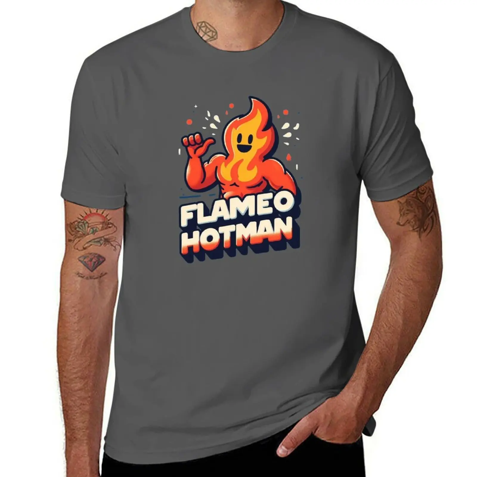 

Flameo hotman T-Shirt anime t shirts for man man graphic t shirt T-Shirt
