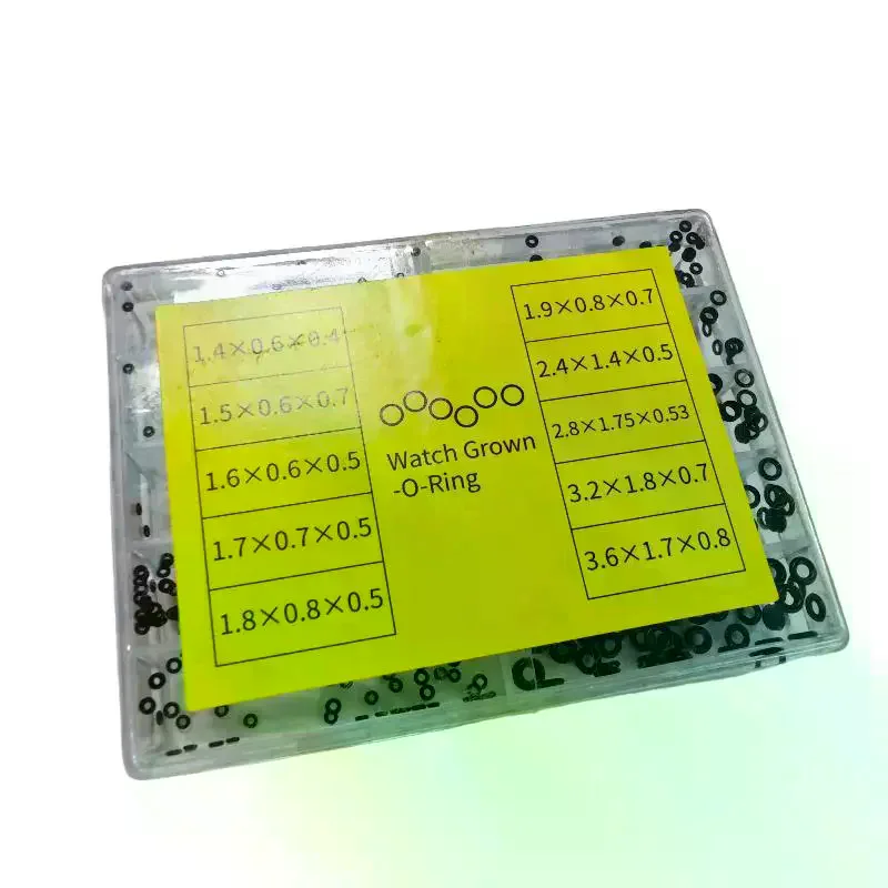 1 Set Watch Crown Gaskets Watch Repair Tools Mini Rubber Washer O-Ring Watch Crown Waterproof Watches Seals Watchmaker Tool