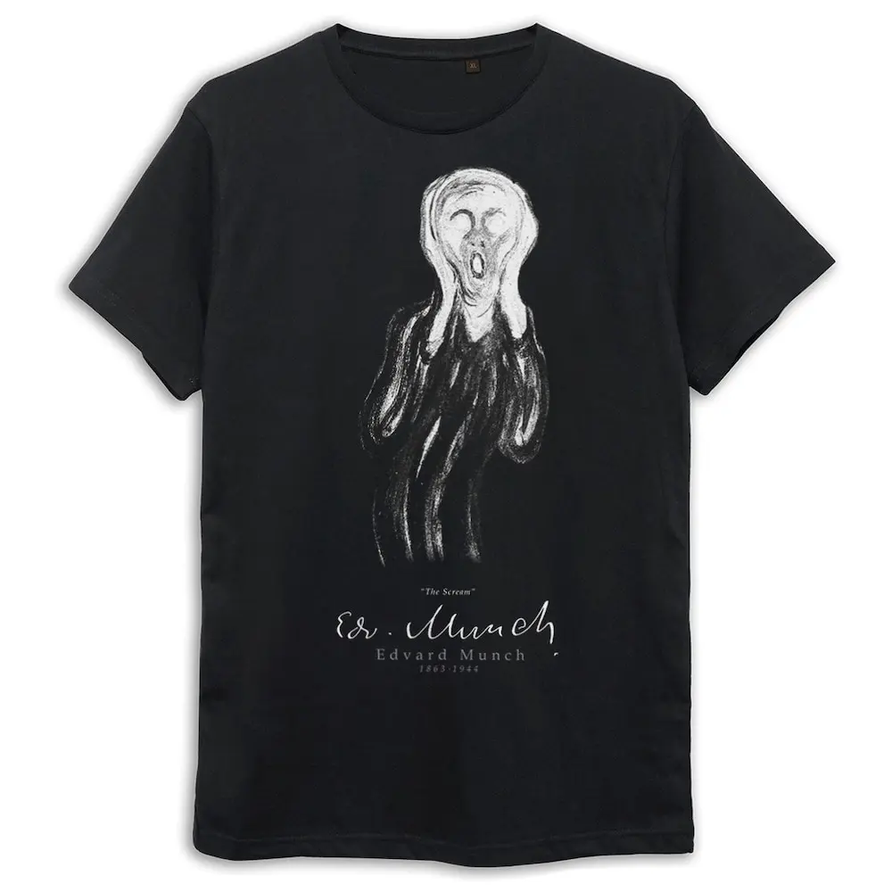 The Scream By Edvard Munch T Shirt Men'S And Women'S Sizes Bc 146