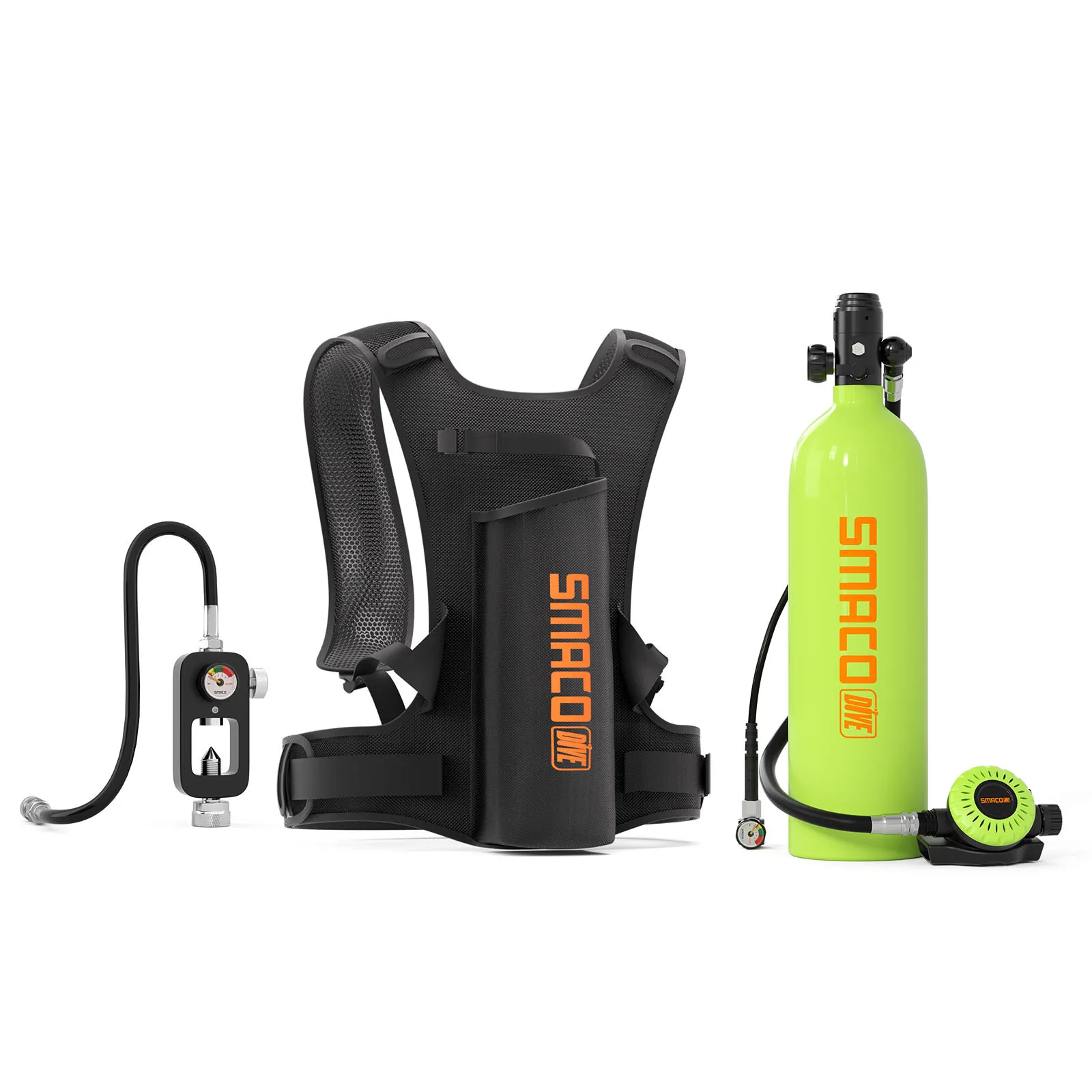 Outdoor recreational diving scuba breathing apparatus 2L diving breathing apparatus emergency rescue breathing apparatus