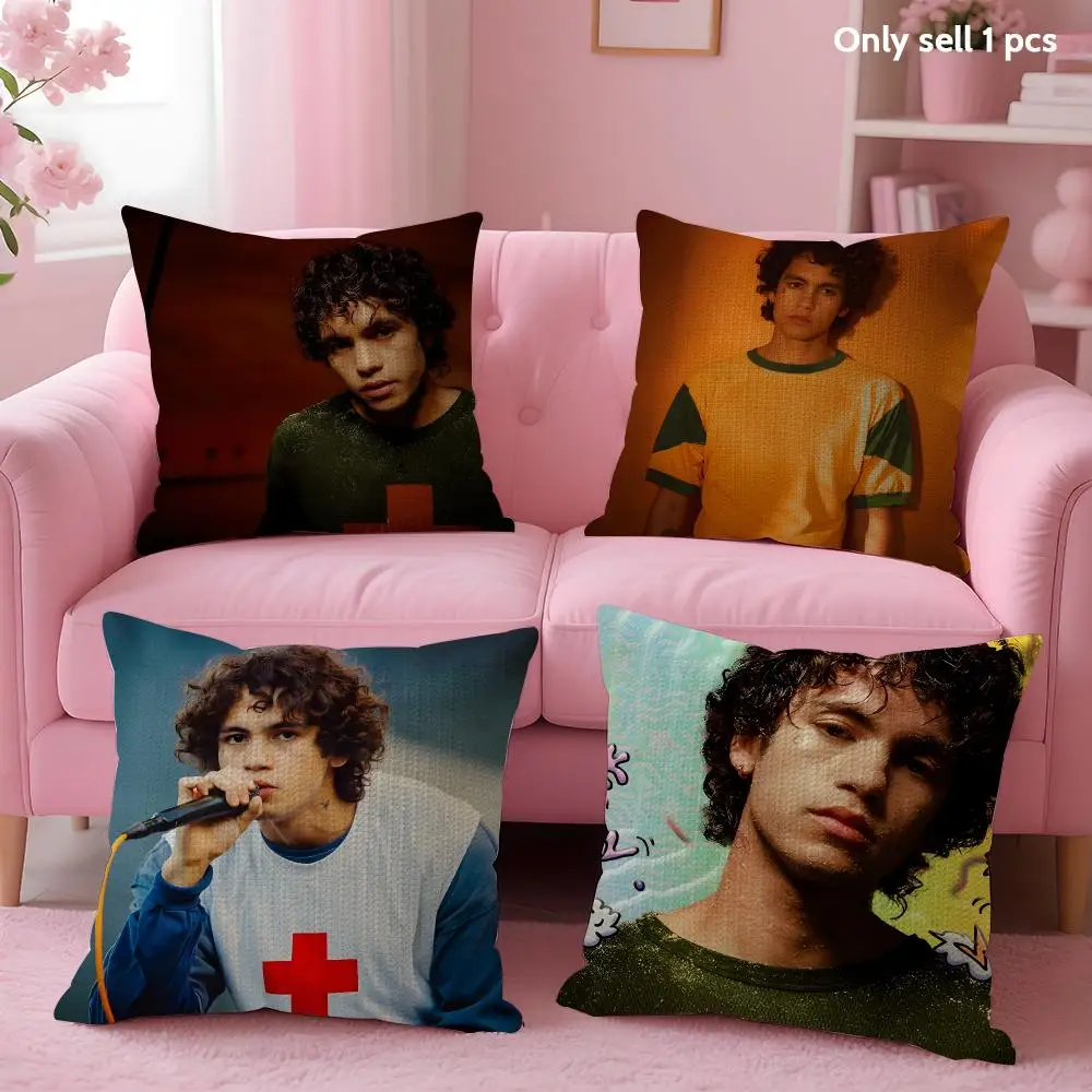 Singer D-Dominic Fike Cushion Cover Decorative Linen Throw Pillow Case Soft For Bed Sofa Car Home Decor