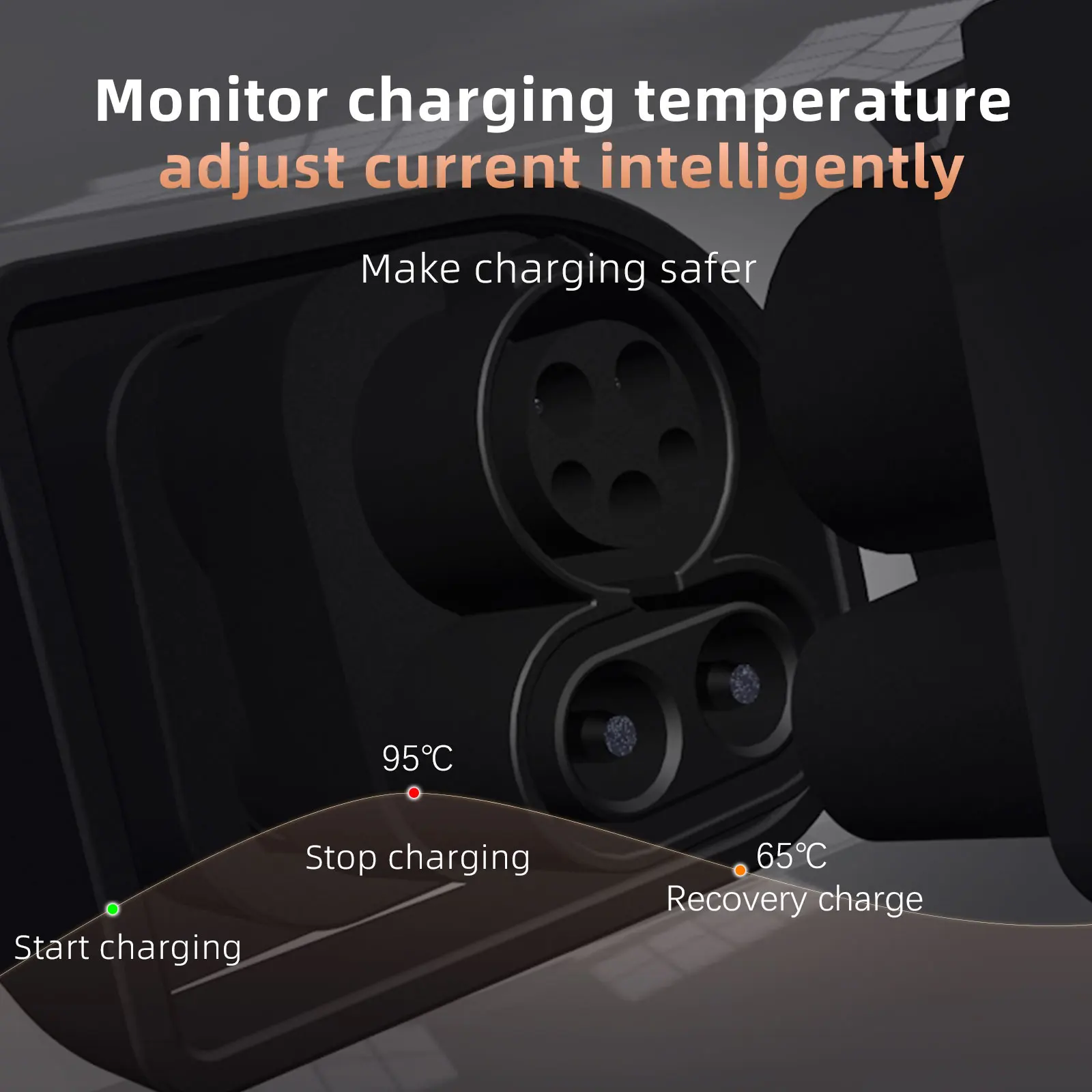 EVqiaoyi محول سيارة كهربائية CCS1 إلى CCS2 250kW AC+DC. محول من شاحن CCS1 إلى سيارات كهربائية CCS2. محول شحن سريع لسيارات كهربائية #4