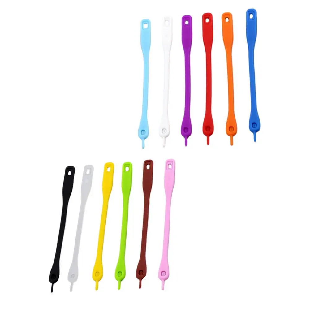 12Pcs Food Grade Silicone Wine Cup Markers Perforated Design Easy Apply Remove Glass Identifiers for Cocktail Parties Ktv