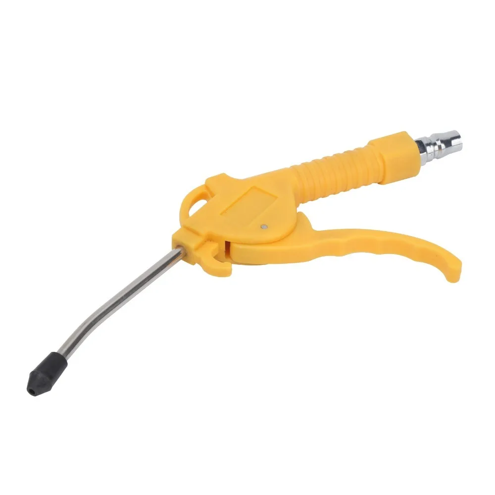 1/2PCS 1/4 inch NPT Pneumatic Dust Blowing Gun Pistol Grip Short Nozzle Dust Removing Gun Angled Bent Nozzle Air Plug