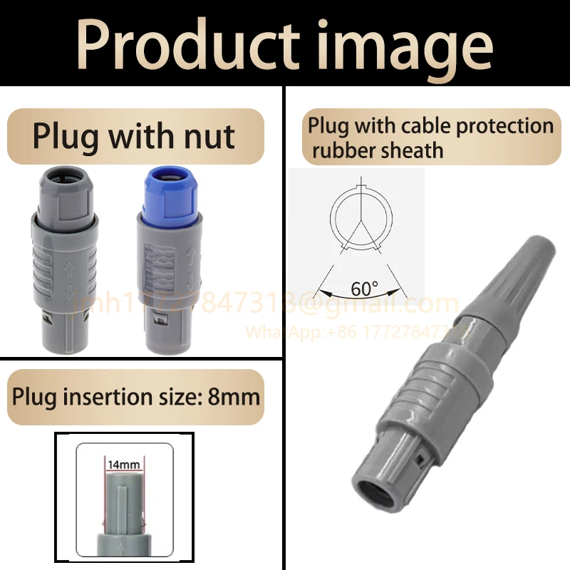 2P aviation plug CAB CLB CKB circular plastic plug socket 2 3 4 5 6 7 8 10 12 14 16 18 19 26 pin push-pull self-locking connecto