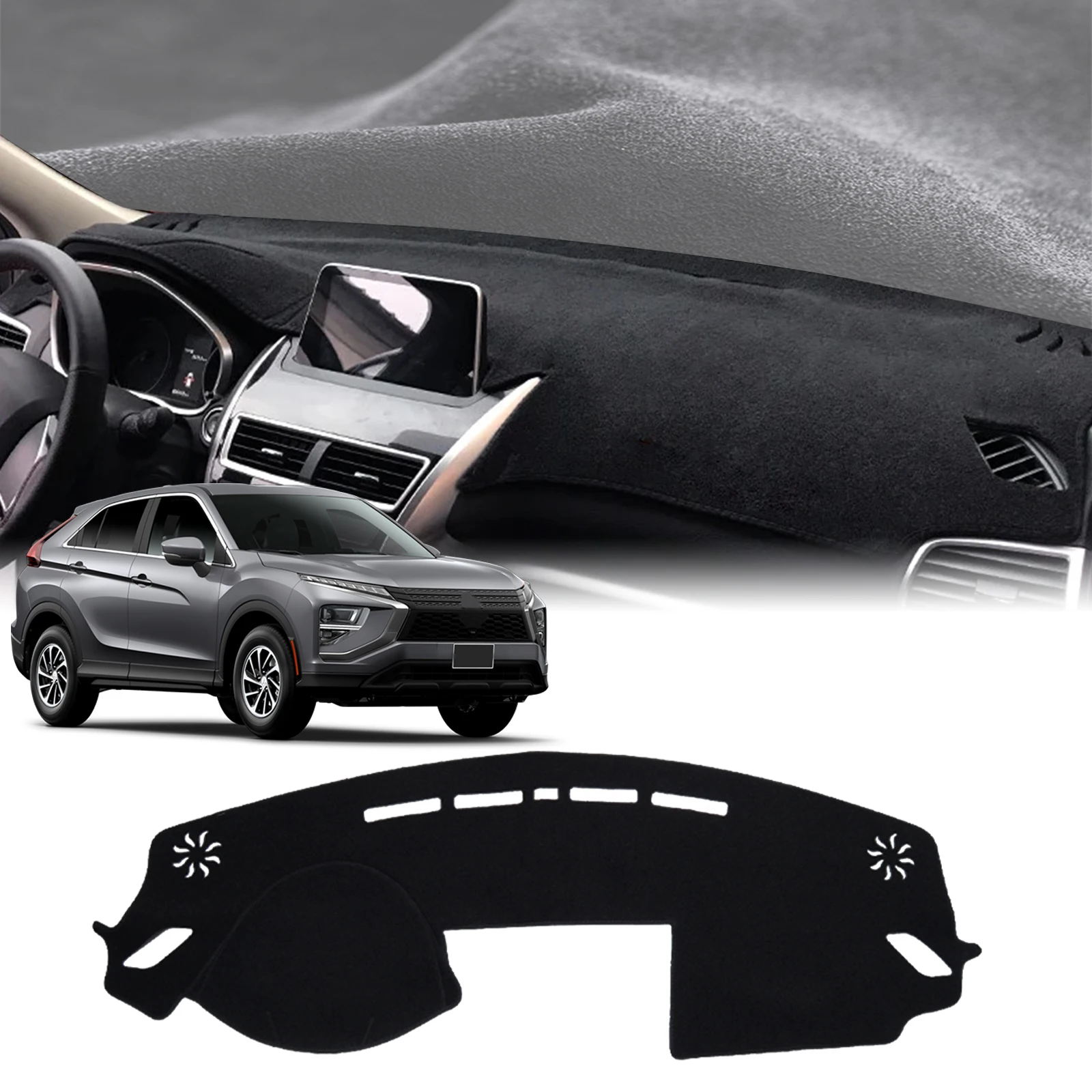 

fit for Mitsubishi Eclipse Cross 2017 2018-2023 Car Accessories Dashmat Dashboard Cover Pad Protective Carpet DashMat Sunshade