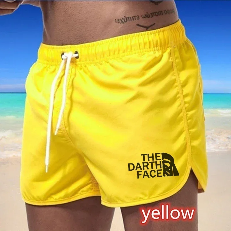 2025 ชุดว่ายน้ําชาย ชุดว่ายน้ํา ชุดกีฬาทางน้ํา ชุดว่ายน้ําชาย กางเกงขาสั้นชายหาดฤดูร้อน วิ่ง ฟิตเนส กางเกงขาสั้นโต้คลื่น