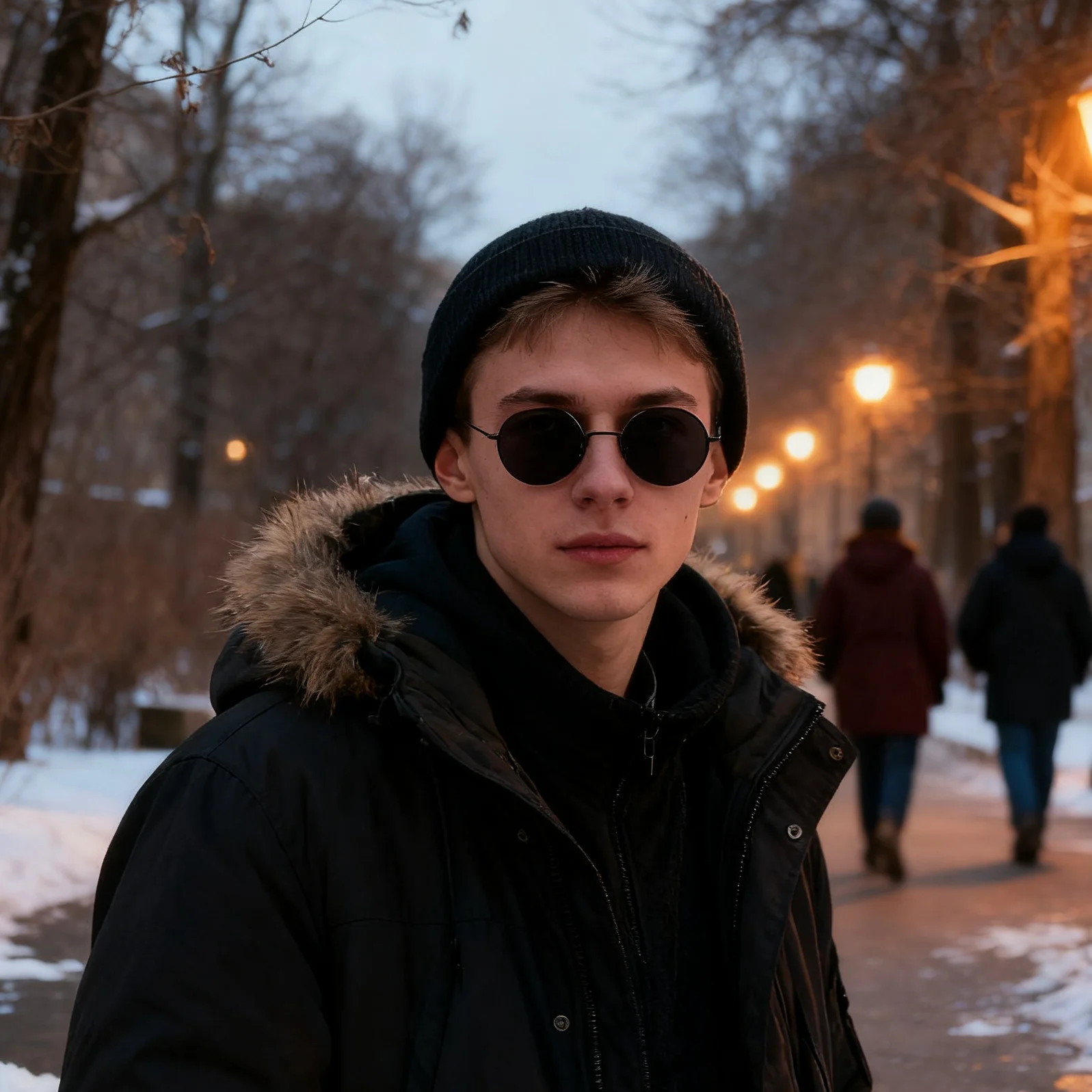 Dokly New Fashion show style glasses real Polarized sunglasses vintage sunglass round sunglasses UV400 Black lens