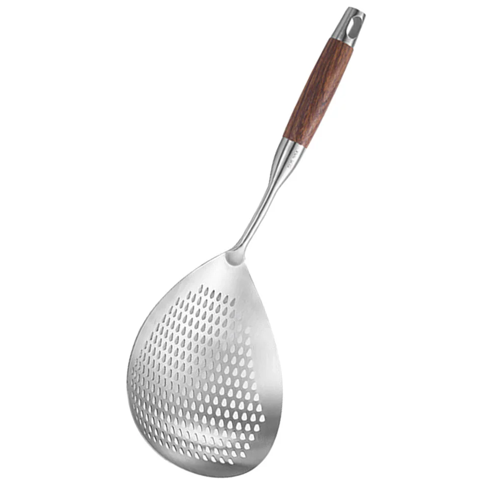 

Strainer Spoon Stainless Steel Colander Fettuccine Pasta Noodle Fried Food Spaghetti