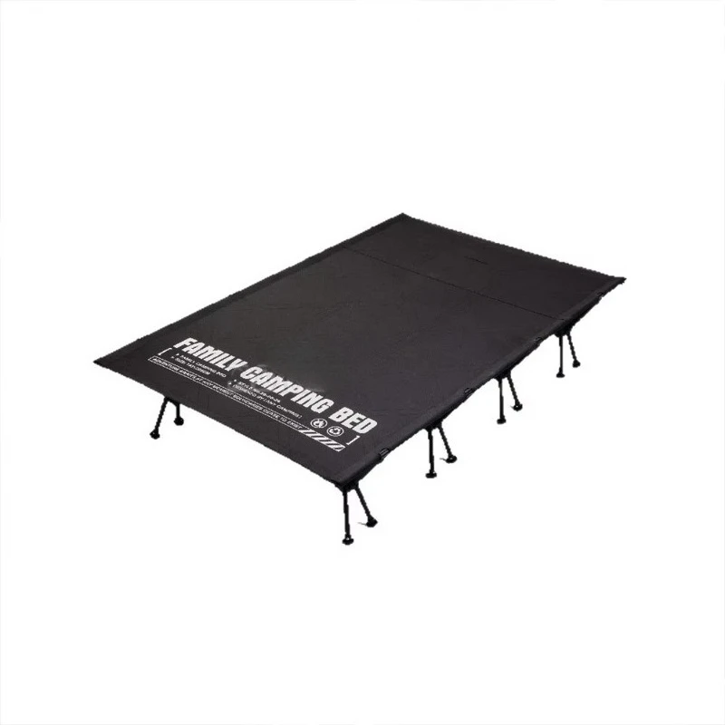 200KG load Outdoor foldable oxford cloth bed Lounge chair Portable Camping bed Recliner 130x205cm