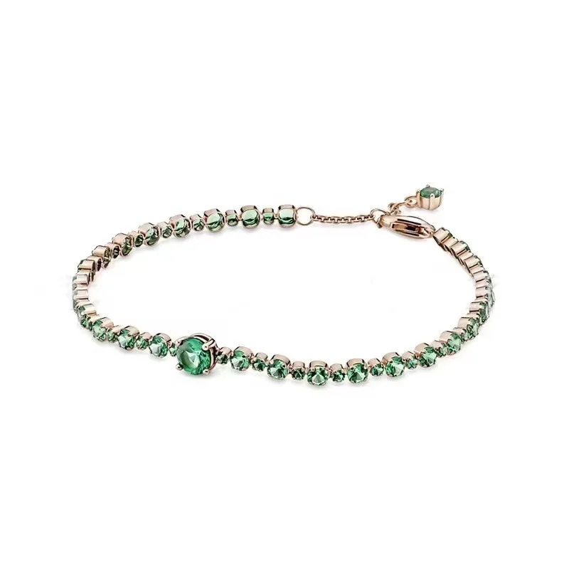 pan    925 original charm seed pearl Diy Christmas Bracelet Women's Sterling Silver Loose Beads Jewelry Stone Bracelet Women