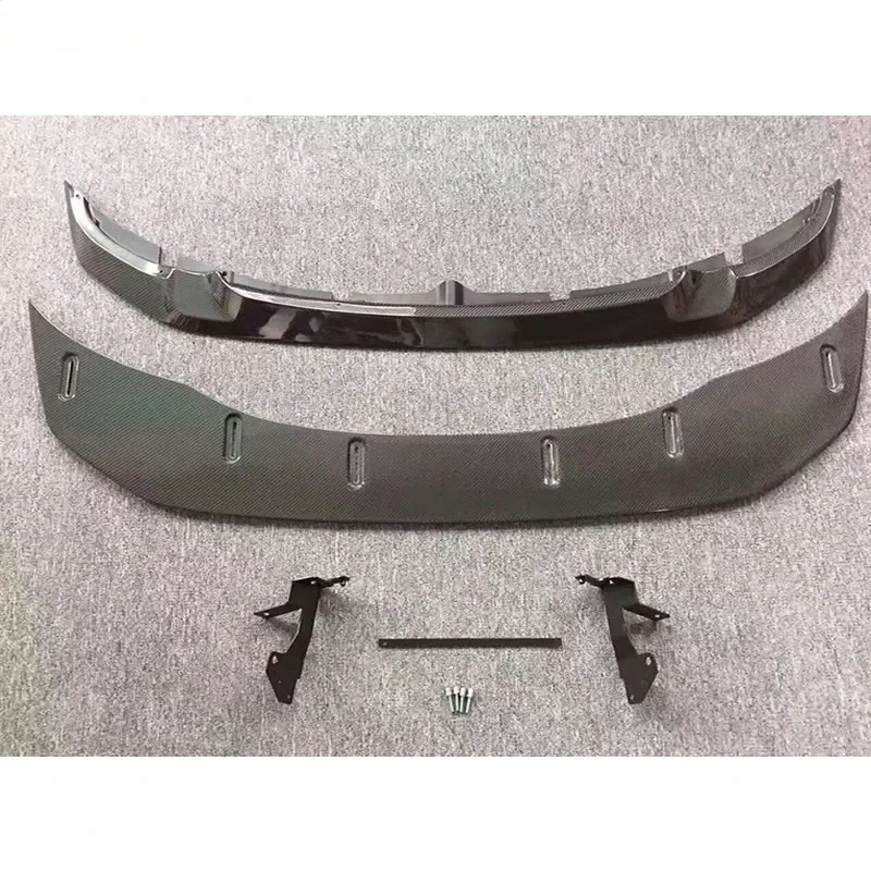 

Gts Style Carbon Fiber Front Bumper Lip Auto Front Diffuser