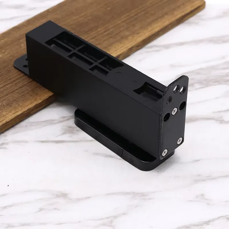 Modern Aluminum Alloy Floor Spring for Wooden Door Adjustable Speed Buffer Two Way Slotless Design Heavy Duty Hotel Use