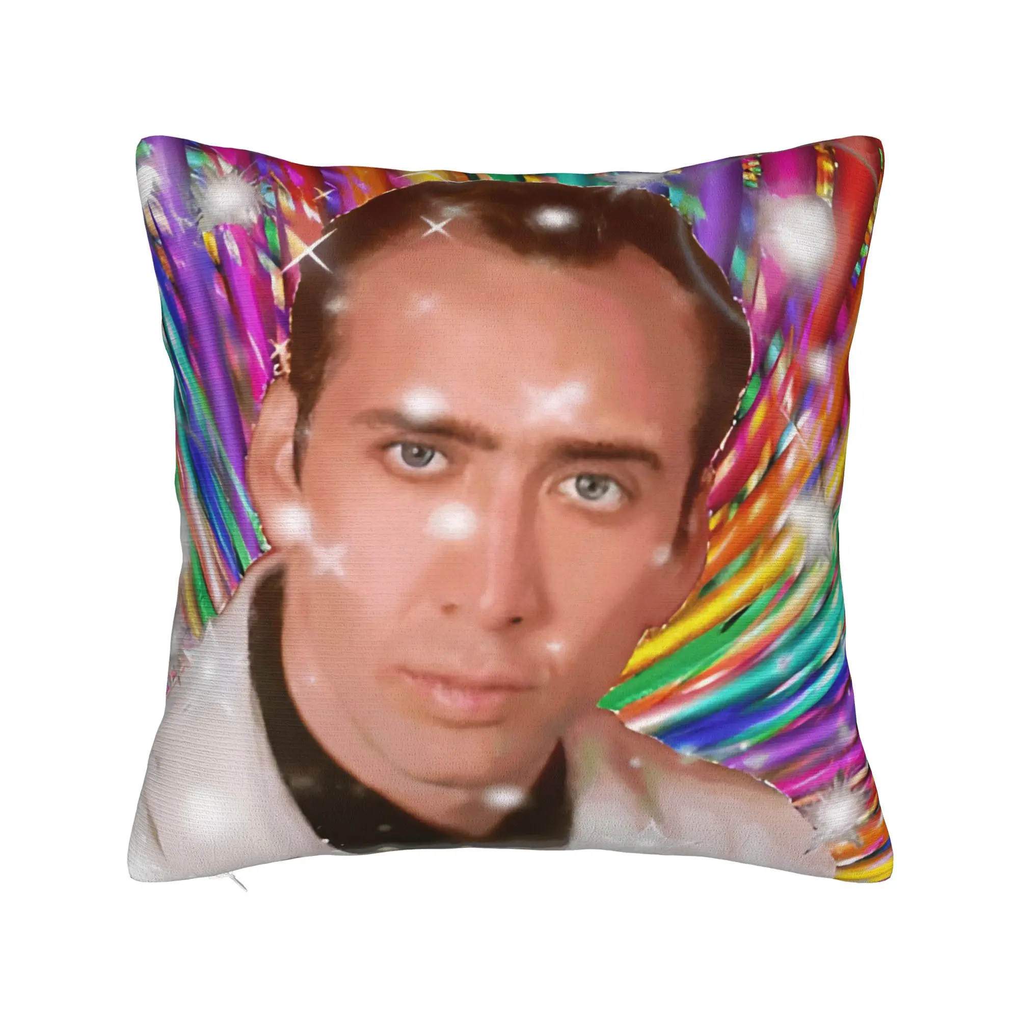 Decorative Pillowcases Nicolas Cage Merchandise Car  Throw Pillow Case Cover Zippered Multi Size