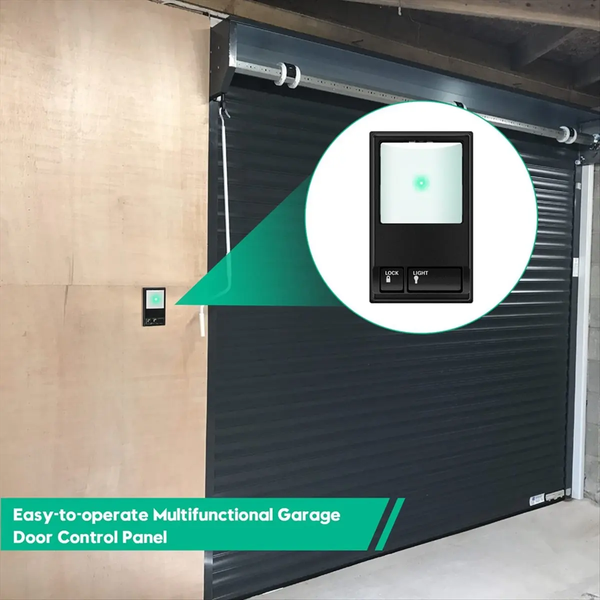 ~PERFECT}Garage Door Opener Control Panel, Multi-Function Wall Keypad Button Replacement for 78LM, Wired