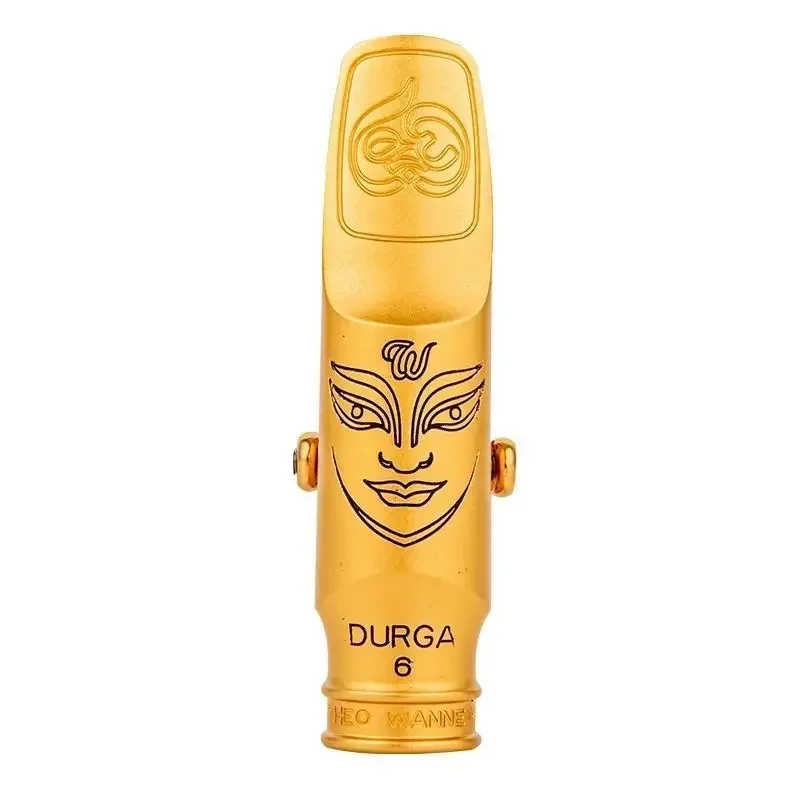 NEW Durga Flute Head 6 Generation Professional Alto Saxophone Metal Mouthpiece Gold Plating Sax Mouth Pieces Accessories