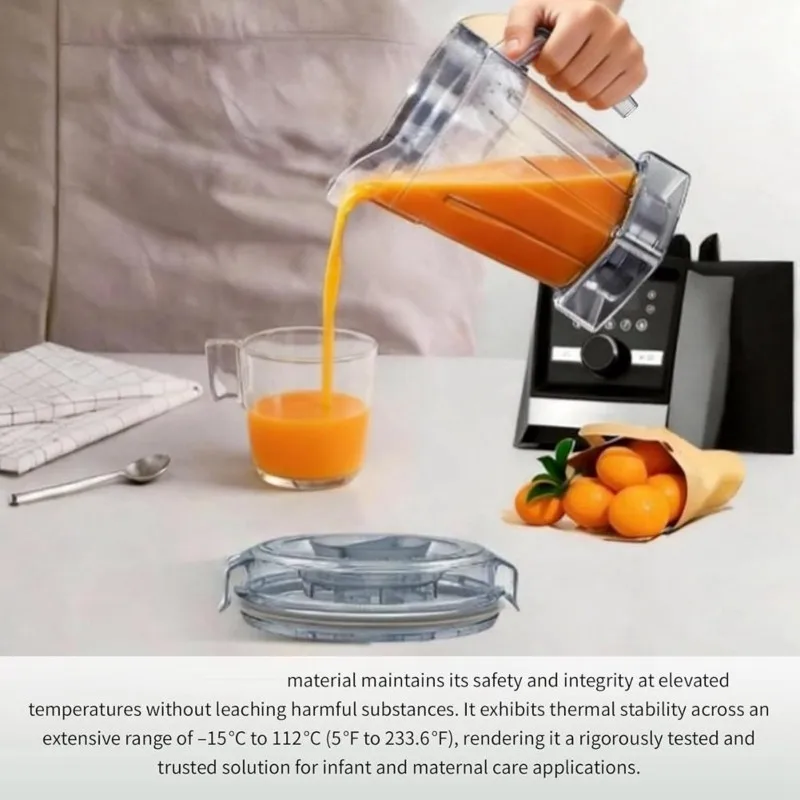 

B82B-64-Ounce Low-Profile Blender Container With Smart Chip For A2500/A3500 Replacement Blender Container