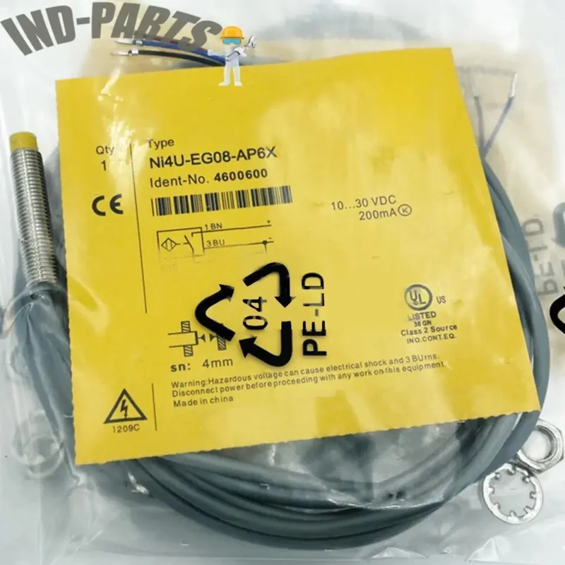 For Turck Proximity Switch Sensor NI4U-EG08-AP6X PNP