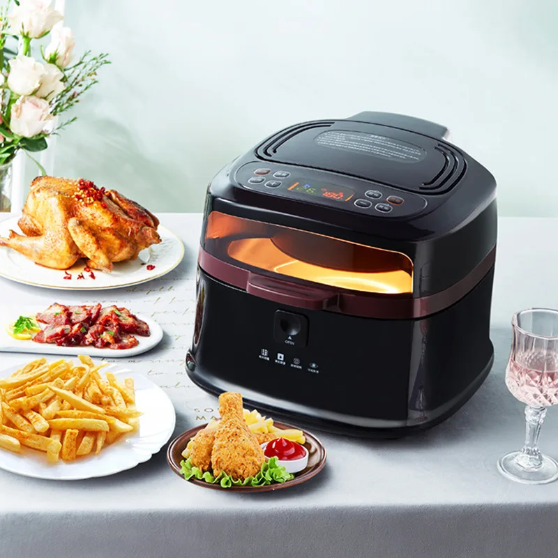 Household 8L Air Fryer Electric Fryer freidora de aire Electric Deep Intelligent Smokeless Electric Chicken Frying Machine