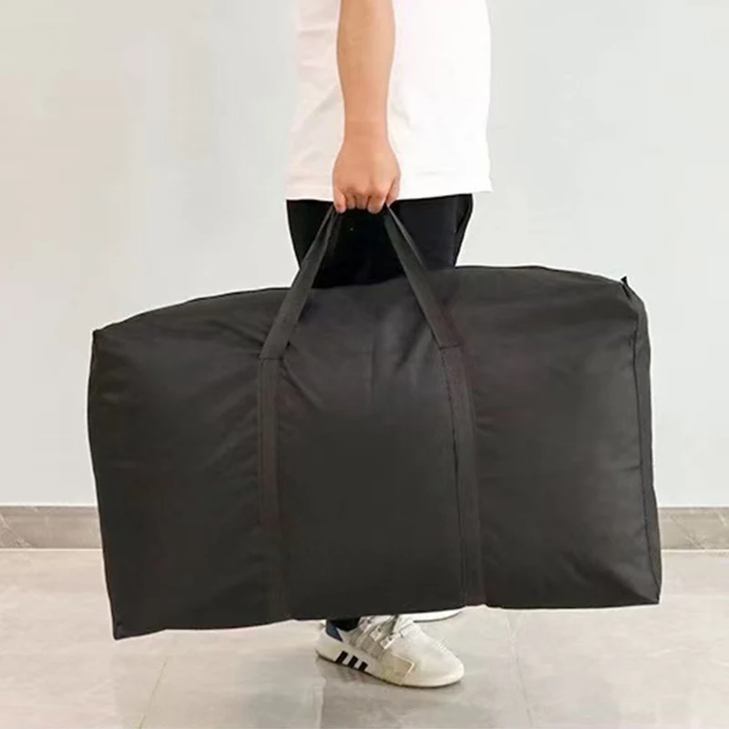 

1pc Large Oxford Cloth outdoor waterproof mobile duffel bag Moving shopping bag Cube home storage and packaging tool