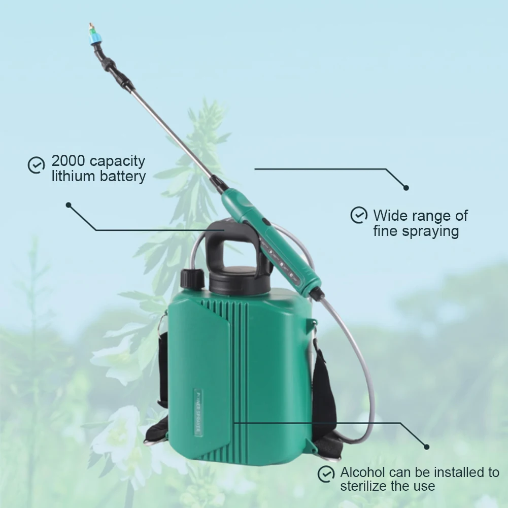 6L التلقائي حديقة النبات مستر ث/حزام الكتف بطارية قابلة للشحن تعمل بالطاقة البخاخ بطارية على ظهره البخاخ أداة الري
