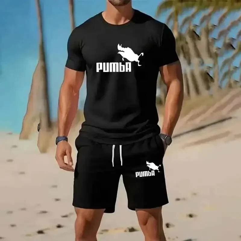 Best-selling versatile summer men's short-sleeved shirt. Sporty and casual. Fashionable round-neck half-sleeve top. Trendy.