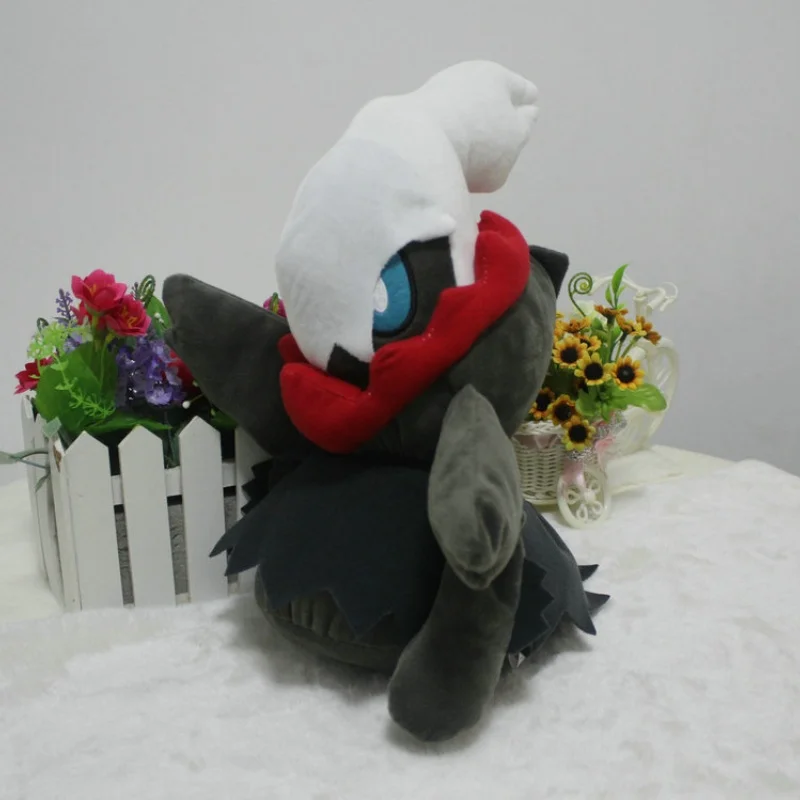 Kawaii Darkrai Anime 30cm Pokemon Plush Stuffed Toys Doll Soft Pillow Toys Room Decorate For Children Birthday Valentine Gifts