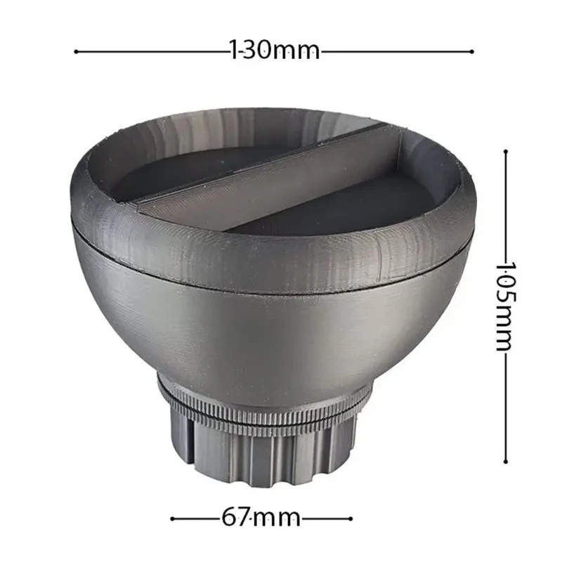 Suitable for Single Dose Coffee Grinding Hopper Compatible with Mahlkonig EK43/EK43S, with Lid