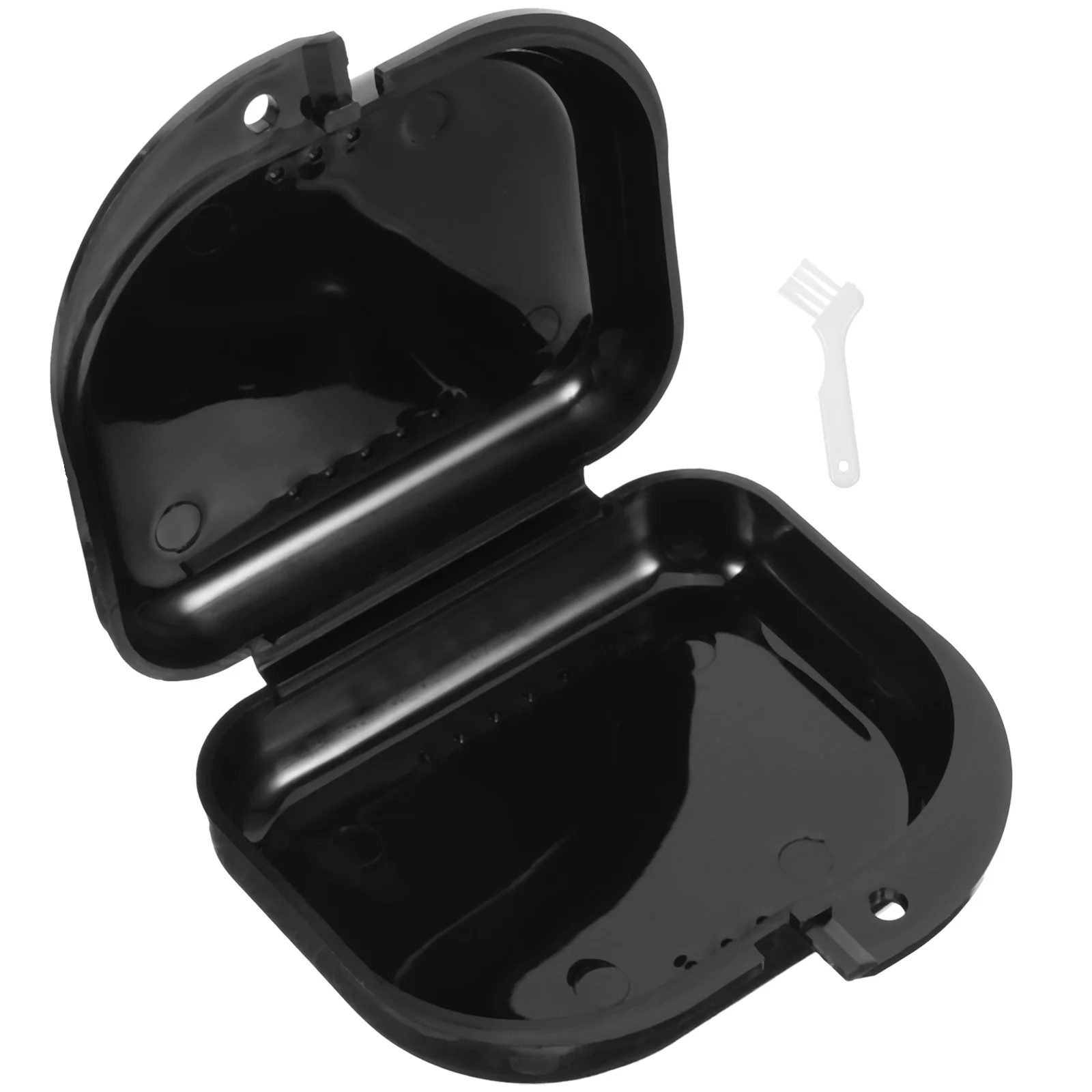 

1 set Denture Case Portable Small Plastic Holder For Retainer Storage Travel Lightweight Container Durable Denture Box Mouth