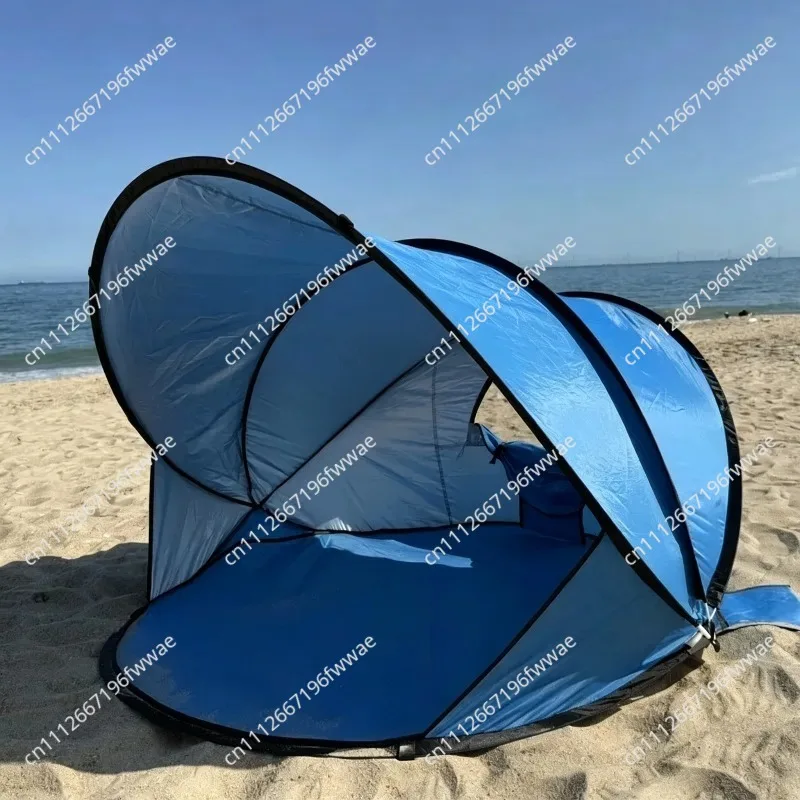 Fully Automatic Quick Setup Beach Tent Windproof Waterproof Sunscreen Canopy for Outdoor