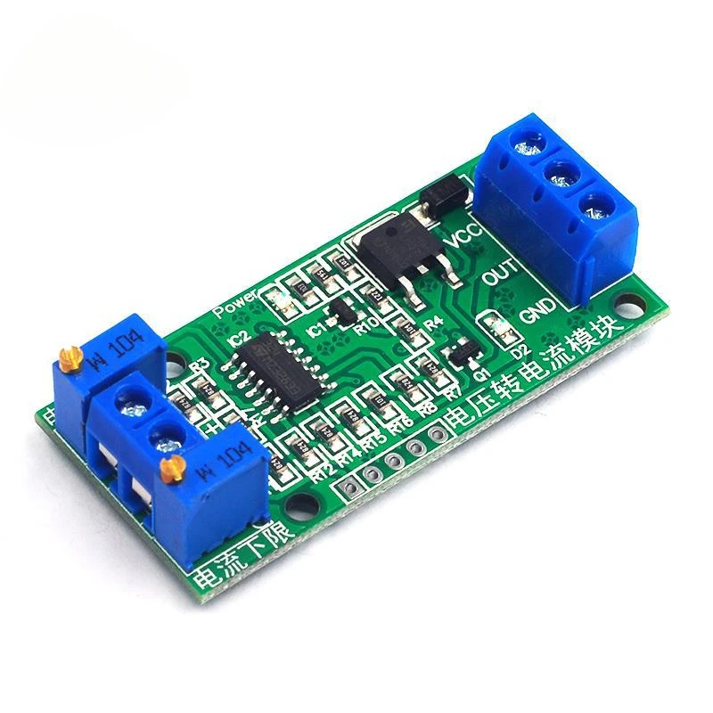 

Voltage to Current Signal Converter 0-2.5V3.3V5V10V15V24VTurn4-20mA Transmitter