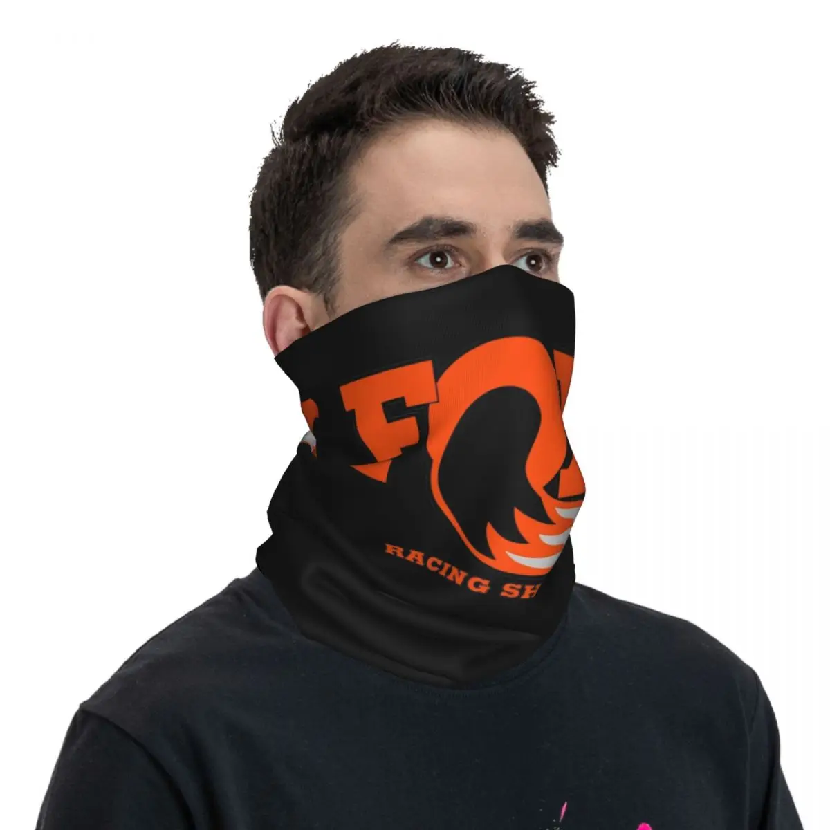 F-x bandana de motocross para homens e mulheres, capa de pescoço estampada, cachecol de máscara para uso múltiplo, adulto, corrida de inverno