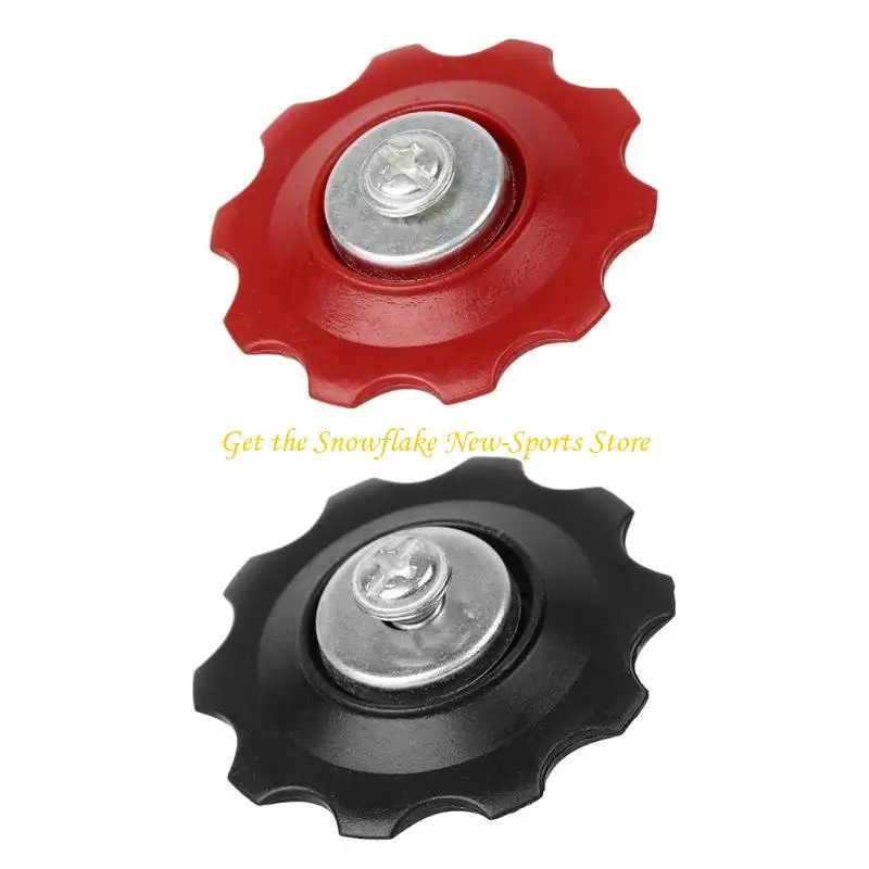 E56D 10T Bike Rear Derailleur Roller Chain Wheel Bearing Pulley Guide Pulley Roller for Mountain Road Bike Accessories