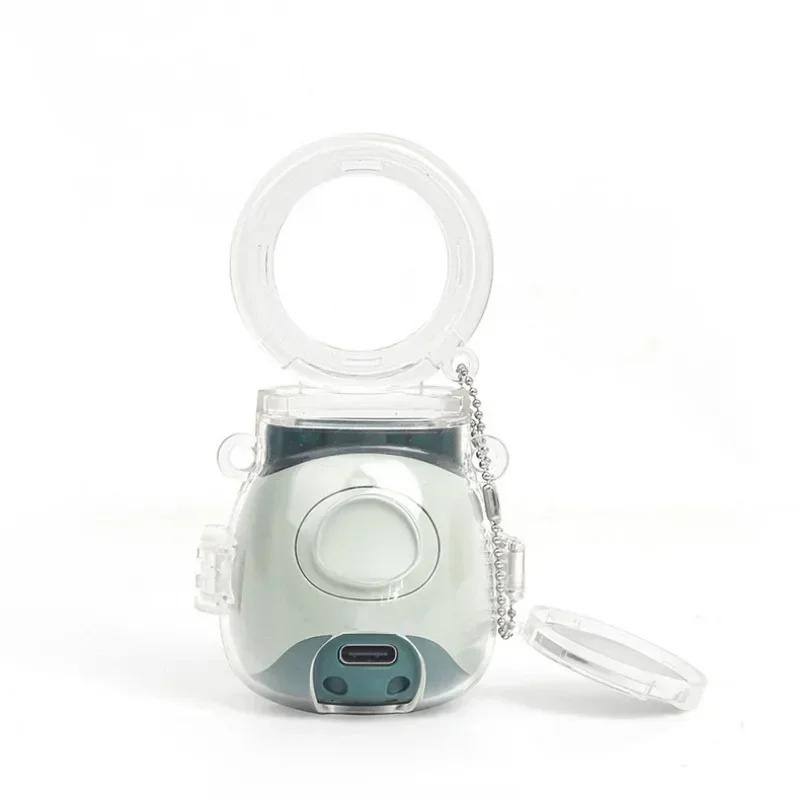 

For Fuji Camera Instax Pal Crystal Case Anti-Scratch Anti-Fall Pal Set with Self-Shooting Mirror Transparent Protective Shell