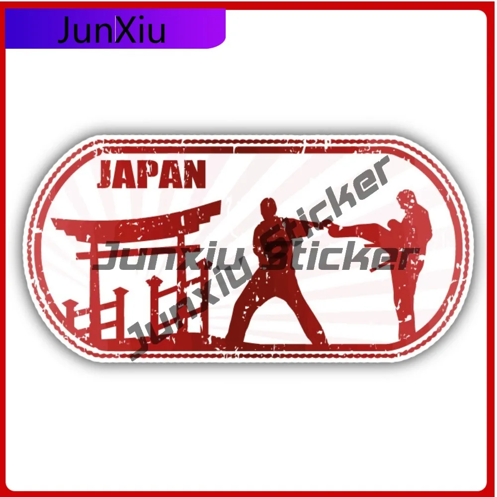 

Japan Karate Travel Eye Catching Must Have Fade Resistant Creative Car Decal Accessory Waterproof Vinyl Laptop Window Bumper