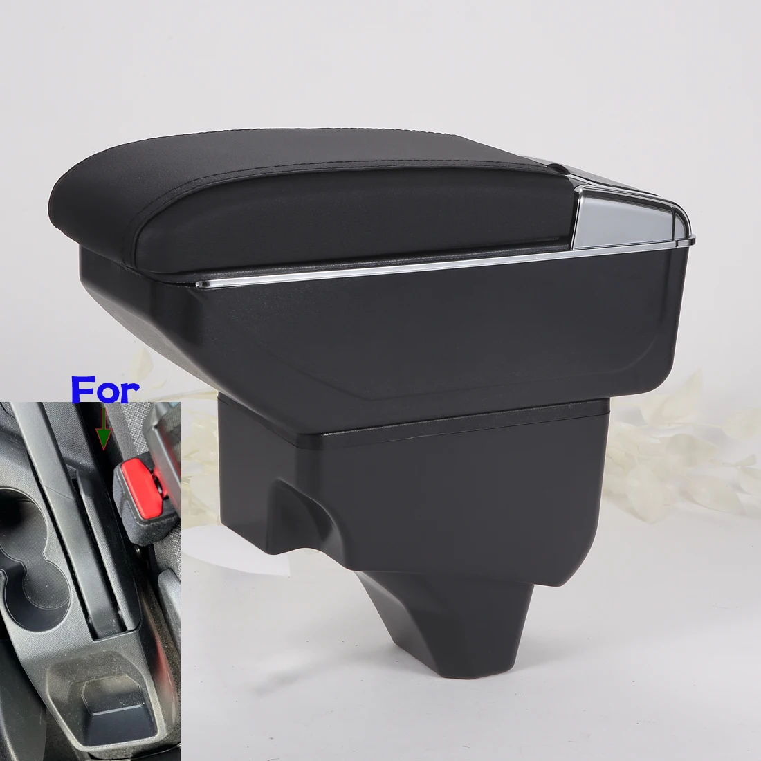 Für Peugeot 208 Armlehne Box Für Peugeot 2008 Auto Armlehne 2019-2024 Lagerung Box Aschenbecher Retrofit Teile Innen Detail zubehör