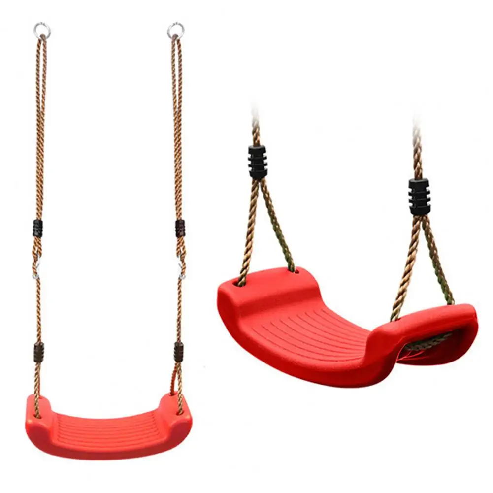 Kids Swing Seat with Adjustable Rope Accessories Heavy Duty Non-slip Children Playground Garden Yard Patio Hanging Swing Set