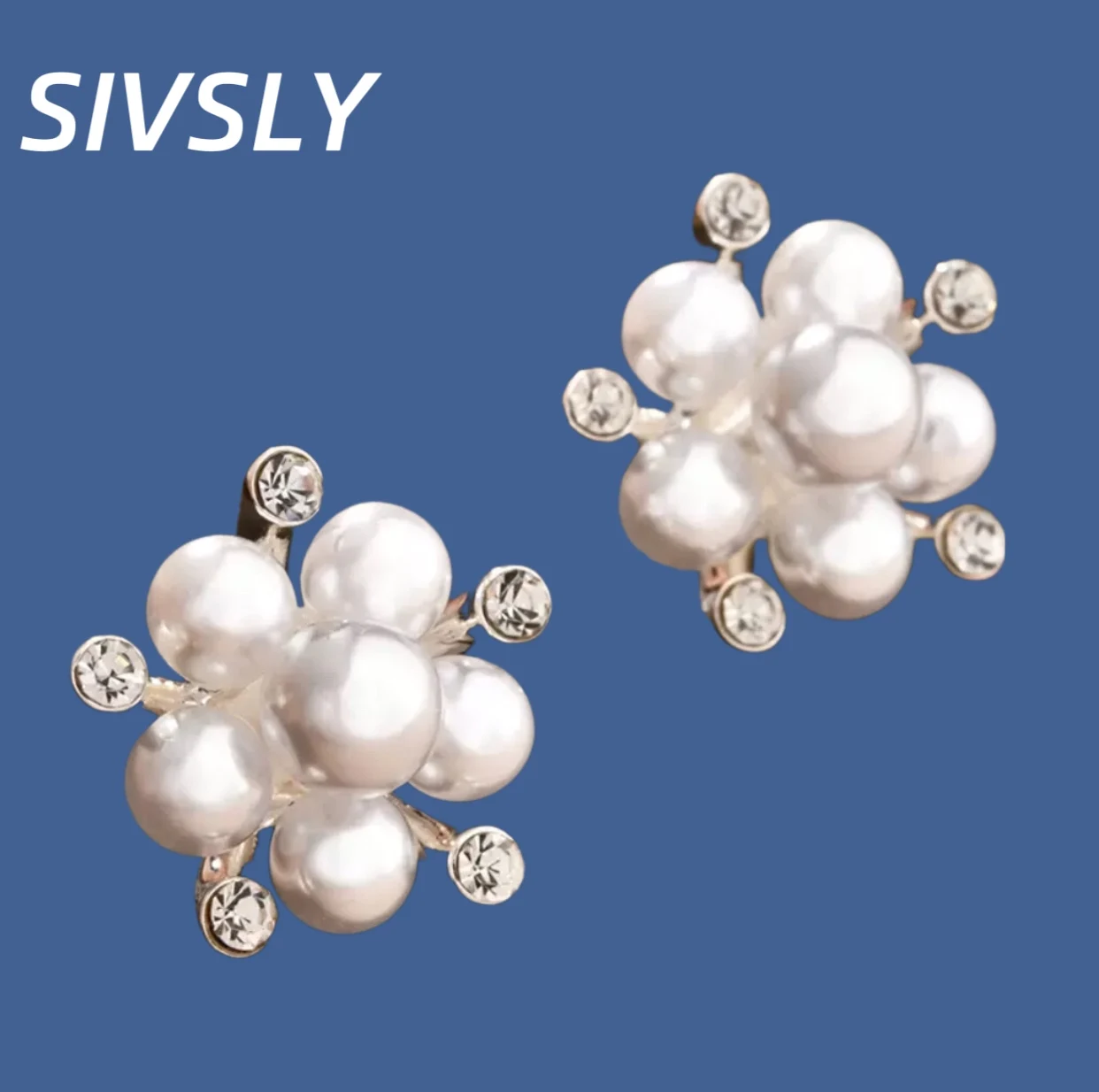

Hot-selling Korean pearl earrings, elegant temperament, luxurious and fashionable high-end feeling, small and exquisite earrings