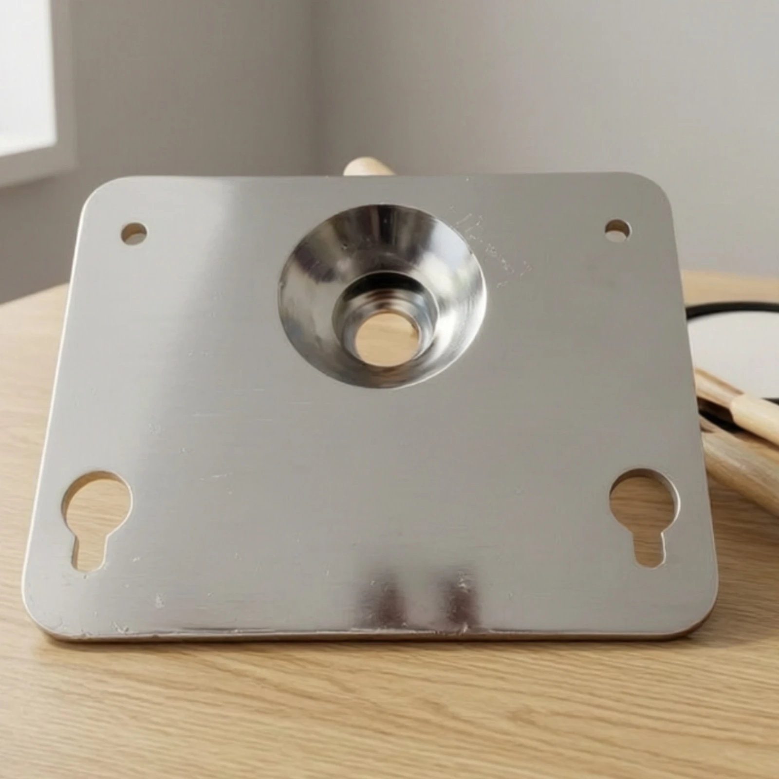 Practice Pad Bracket Versatile Drum Pad Support Tray Mounting Bracket with Clamp Adjustable Percussion Mounting Plate Sturdy