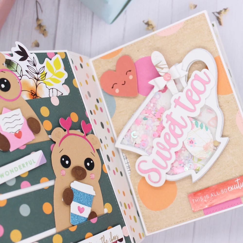 KSCRAFT zdobienie książki metalu wykrojniki szablony dla DIY Scrapbooking dekoracyjne wytłaczanie kartki DIY