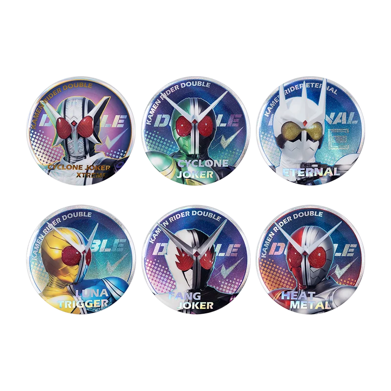 Moeyu KAMEN RIDER – DOUBLE Badges originaux, broches en métal, broches de dessin animé, boîte aveugle, accessoires de Cosplay Anime pour sac