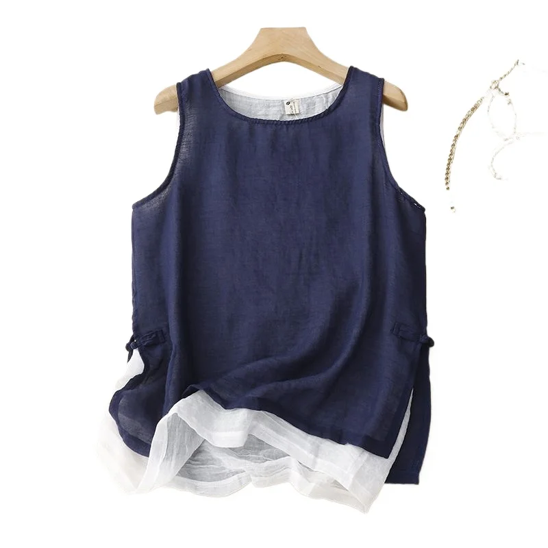 

Summer New Women's Tank Top Loose Commuter Casual Oversize Vest Top