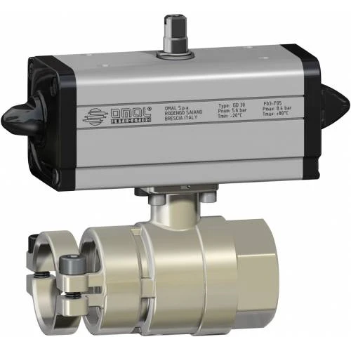 High quality DN10~DN50 PN500 natural high pressure ball valve with pneumatic electric manual two-way thread brass ball valve