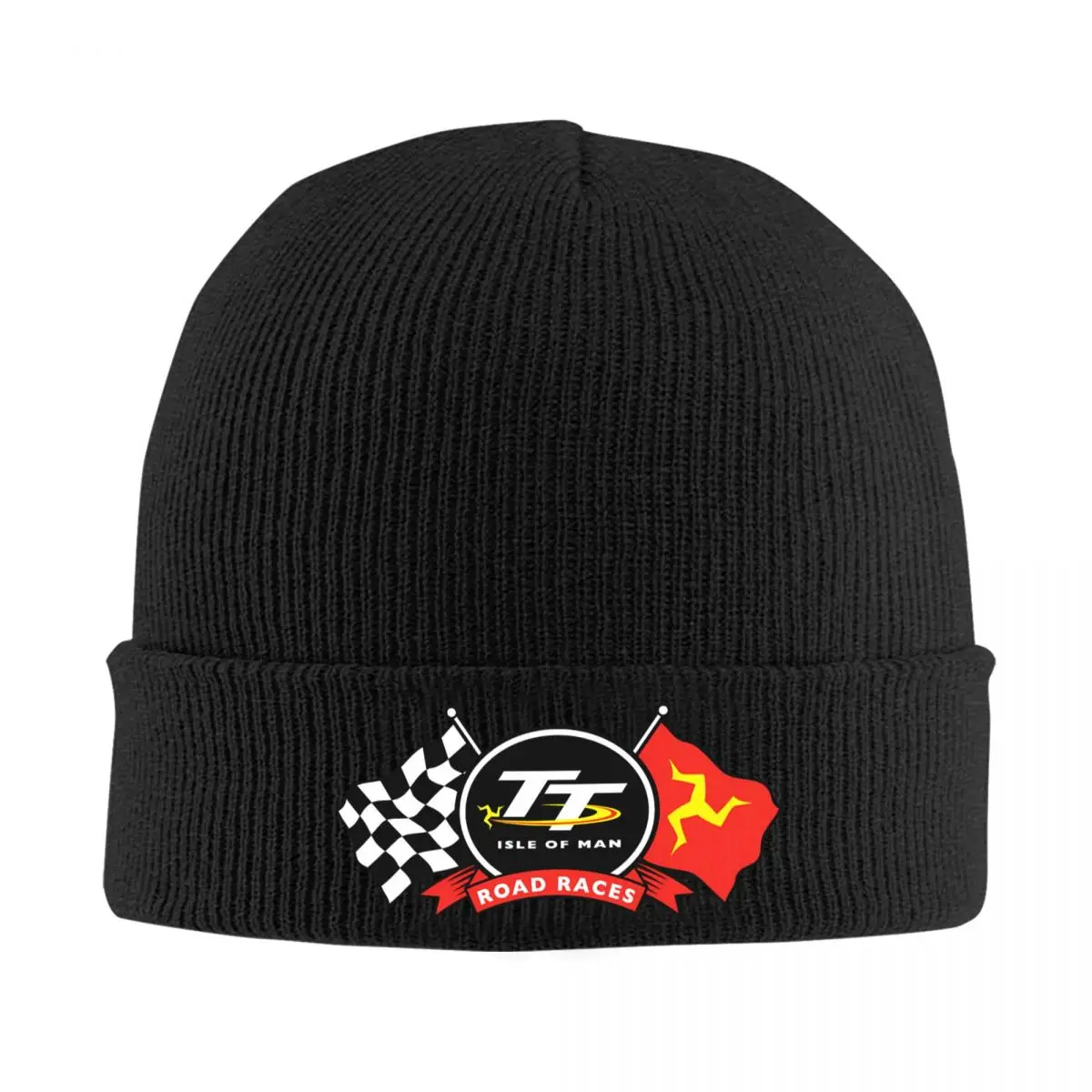 TT Races Knitted Bonnet Caps 100% Cotton Fashion Keep Warm Hats