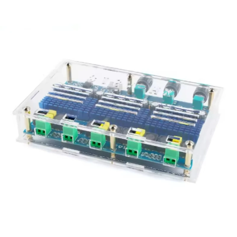 1Pcs/lot New XH-A310 TPA3116D2 50Wx2+100Wx2 Digital Power Amplifier Board 4 Channels Stereo Dual Bass Subwoofer AMP home Theater