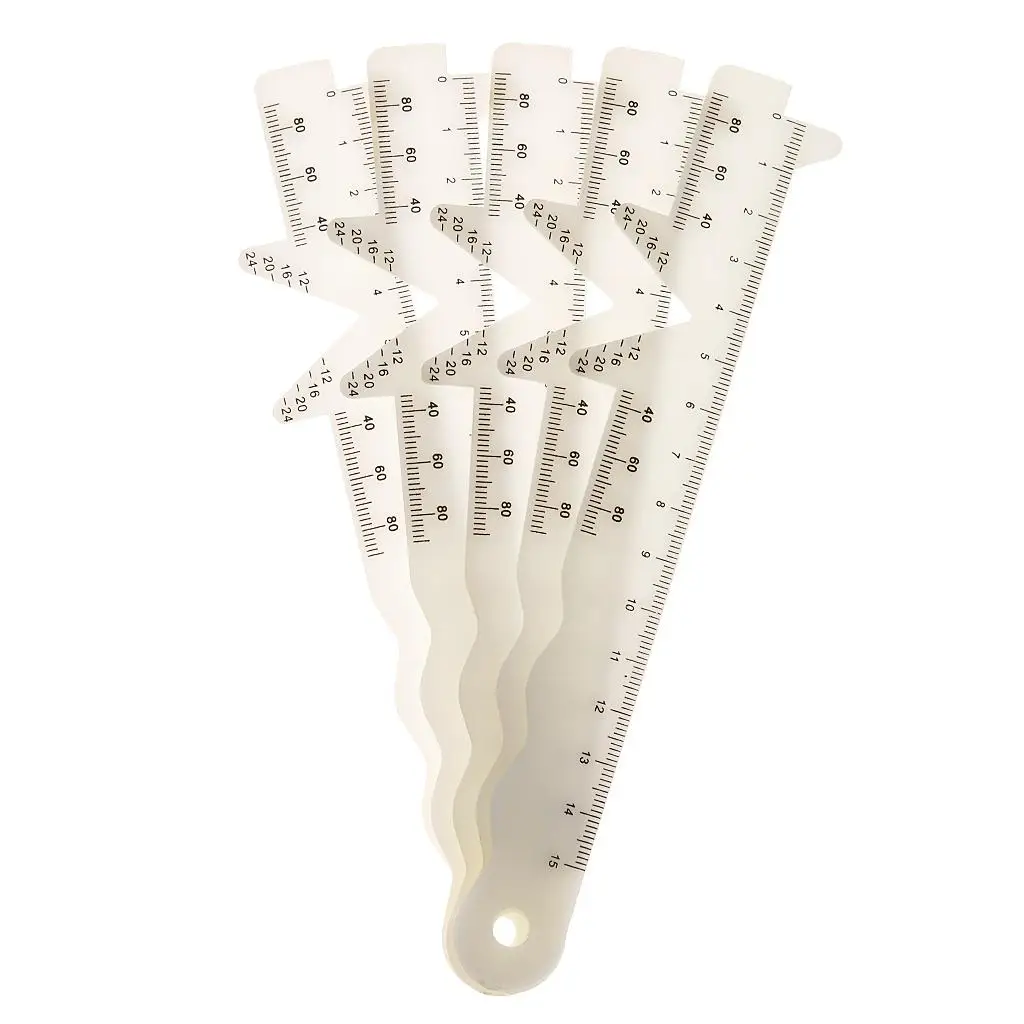 PD Ruler Optical Plastic Triangle Hard Eye Measurement Tool for Glasses and Optometry Usage